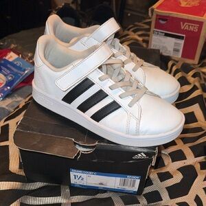 White adidas wore few times out grew